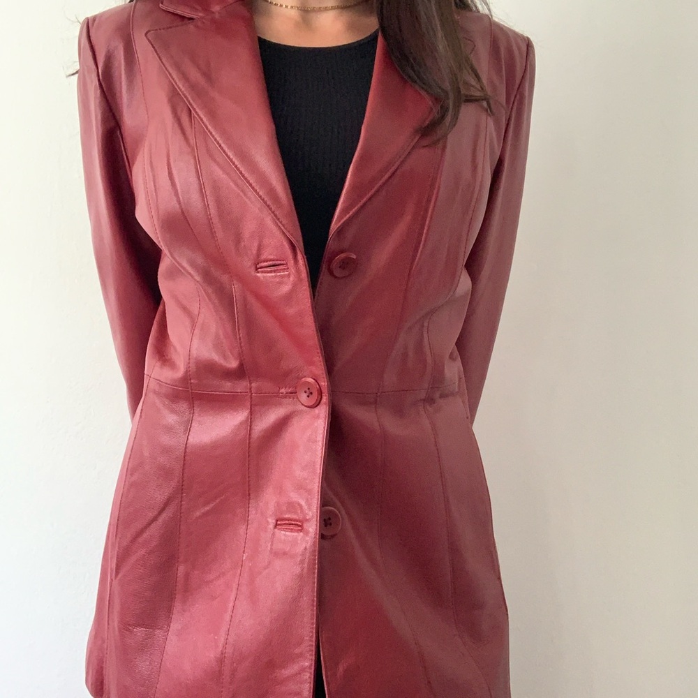 Worthington Women's Burgundy Blazer